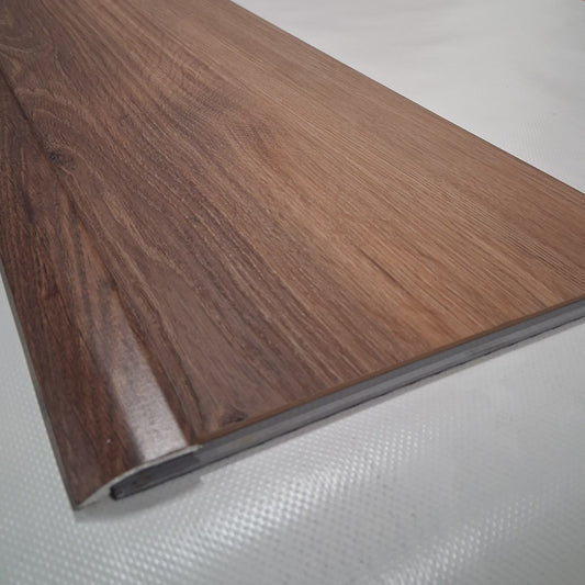 Perfil de Juntas Autoadesivo para Vinil na Cor Dark Walnut