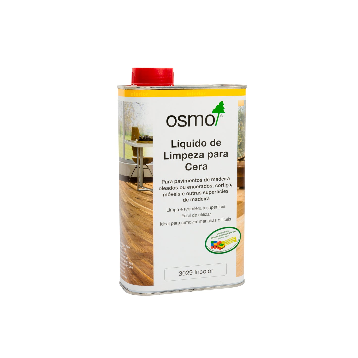 Liquido de Limpeza Incolor para Cera Osmo 1L - Ref. 3029