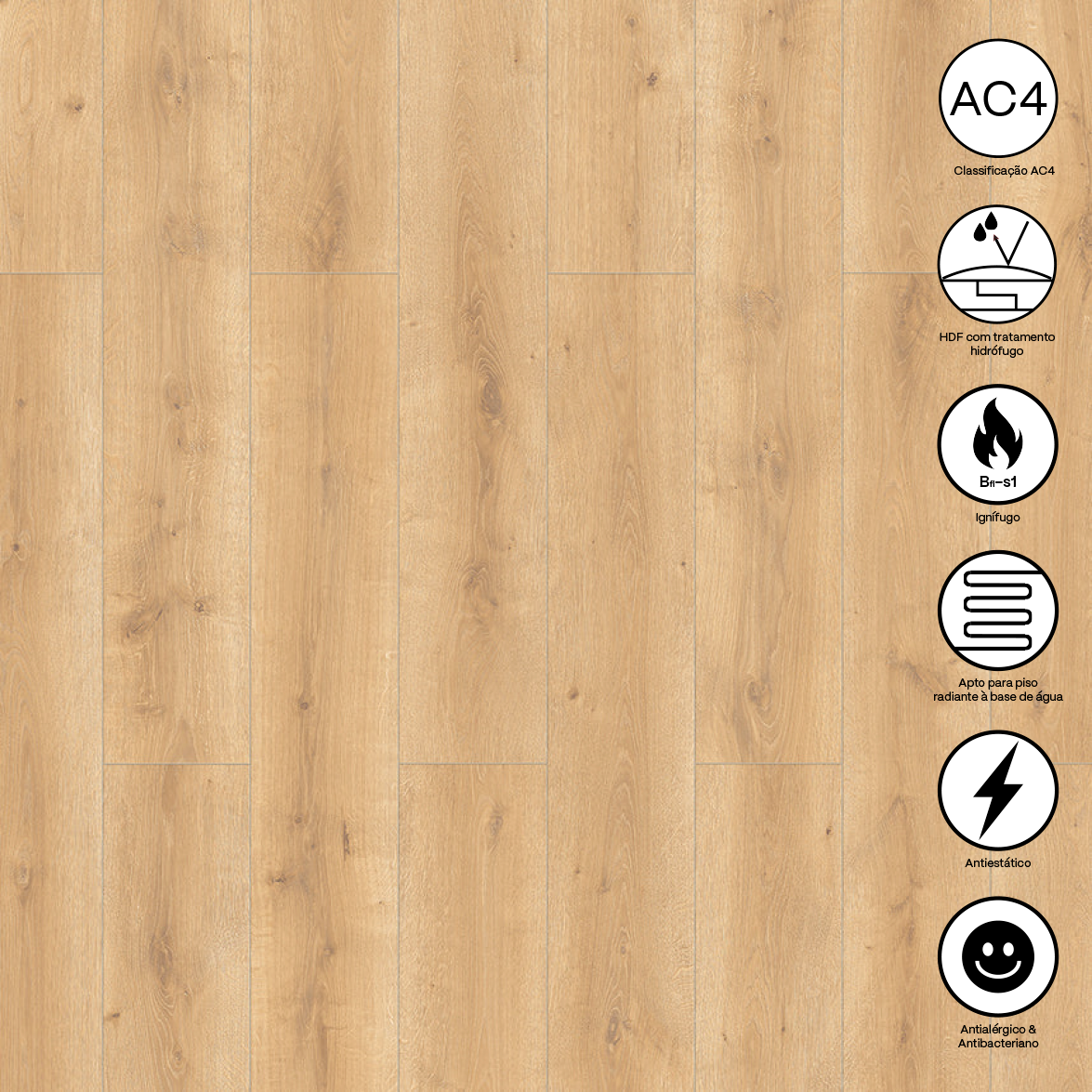 Pavimento Flutuante Laminado AC4 - Strat Office Palau