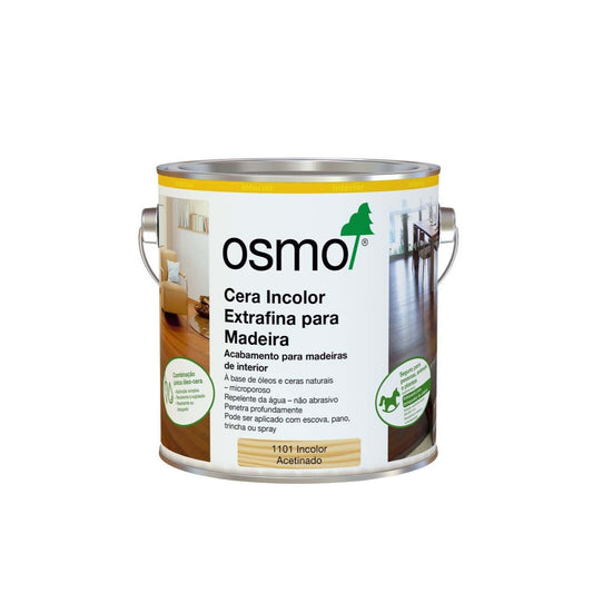 Cera Incolor Extrafina Acetinada Osmo 2,5L - Ref. 1101