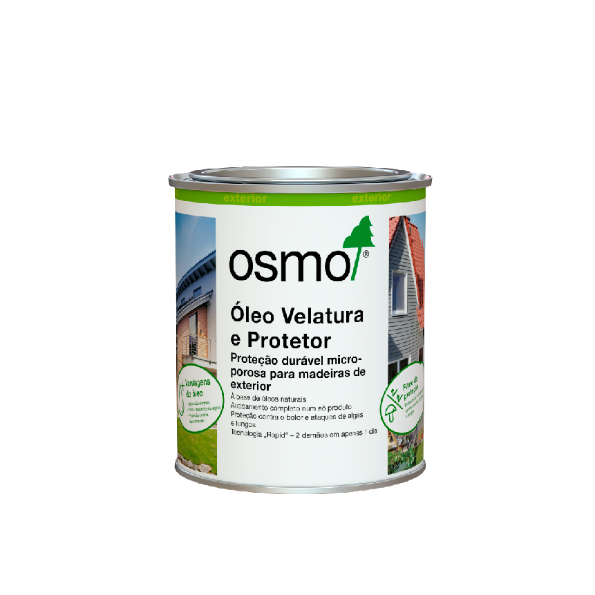 Óleo Nogueira Velatura para Aplicação Exterior Osmo 750ml - Ref. 707
