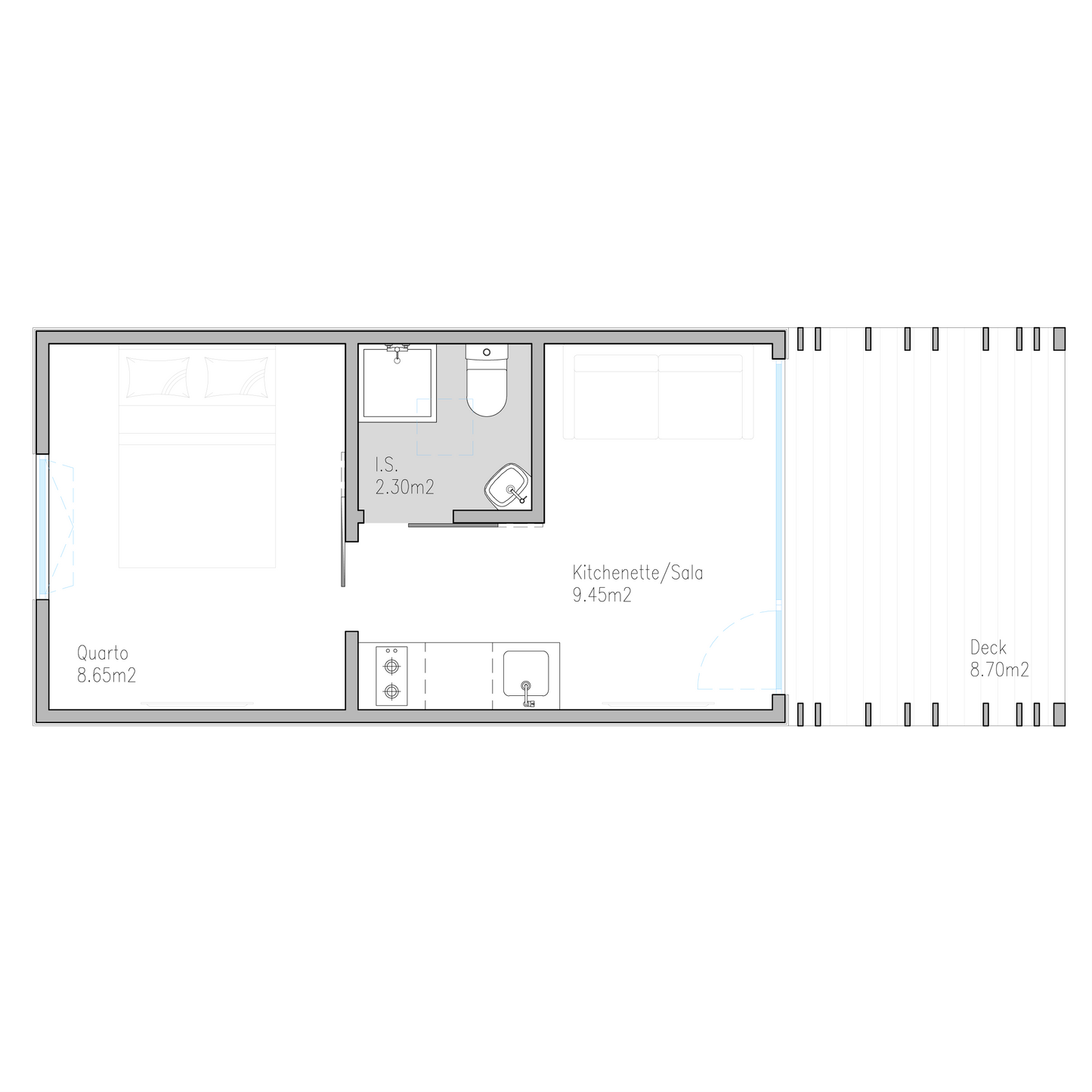 Casa Modular Treehouse Spot T1A