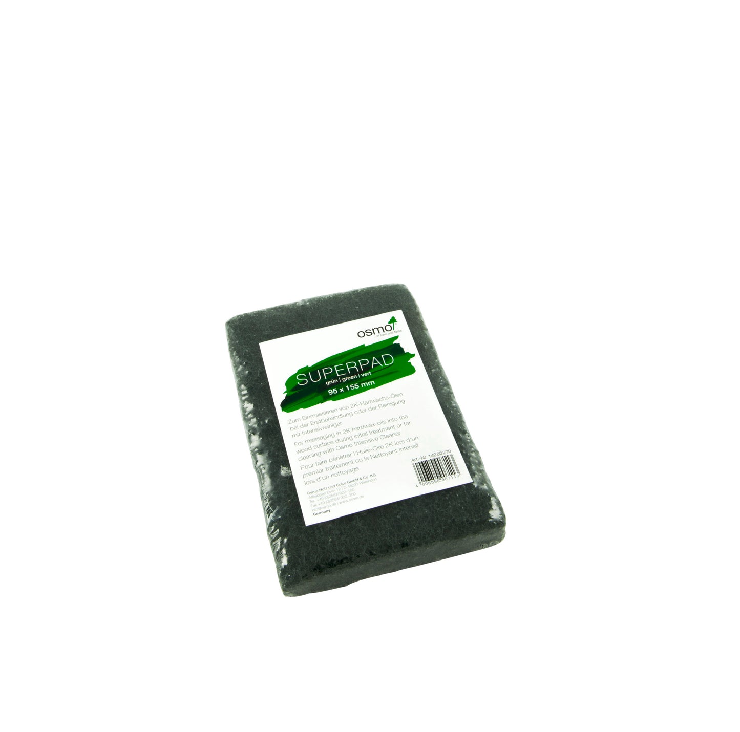 Almofada Verde 120x250mm de Aplicação de Óleo para Suporte de Cabo Telescópico Osmo