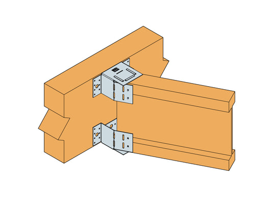 Conexão de Ângulo Ajustável em Aço 100 mm