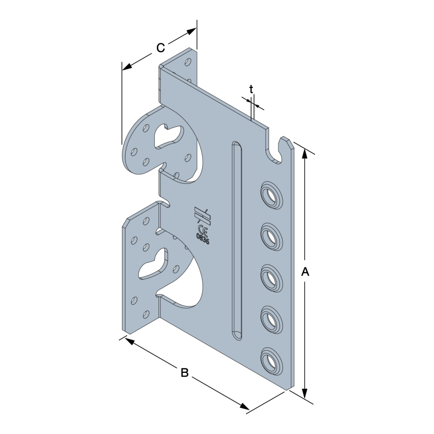 Estribo Alma Interior 150x2.5 mm