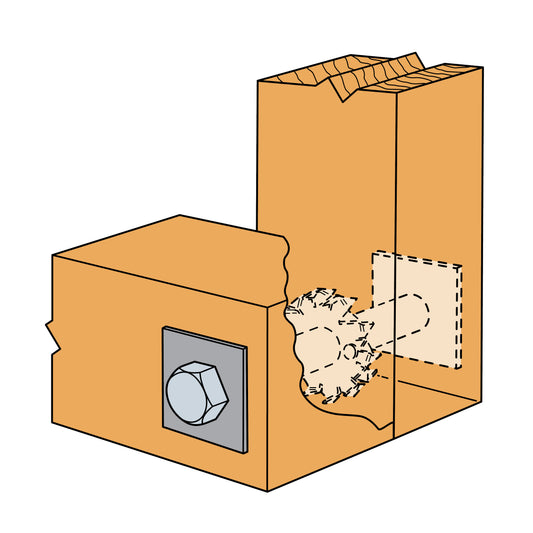 Grampo Bulldog de Dente Duplo em Aço 75 mm
