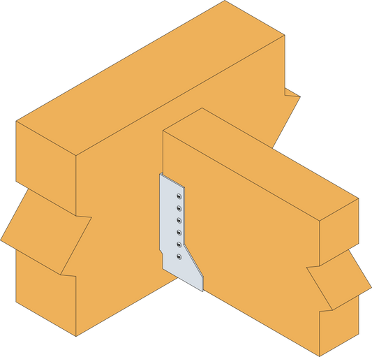 Suporte com Aba Interior SAI 380 em Aço 140x100mm