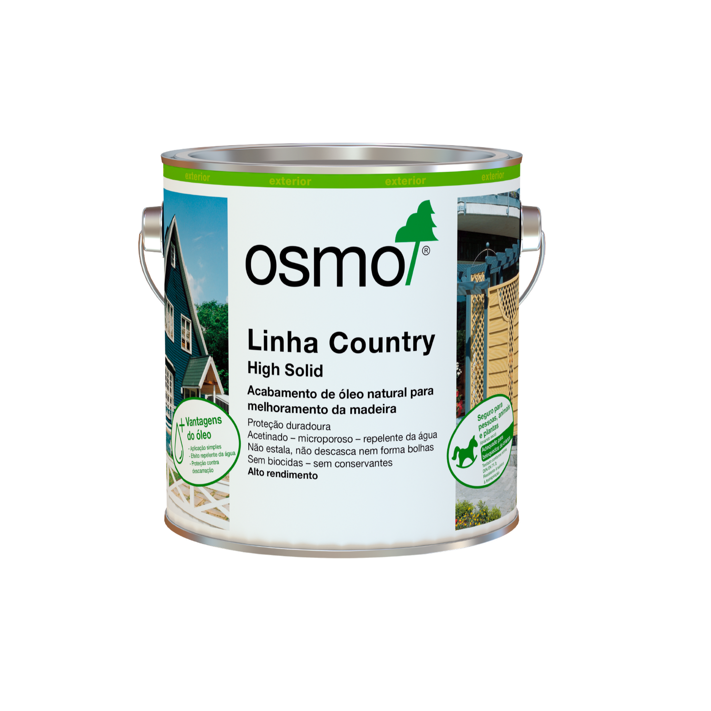 Óleo Vermelho Nórdico para Aplicação Exterior Osmo 2,5L - Ref. 2308