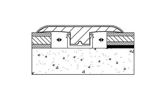 Perfil de Dilatação em MDF com Melamina Decorativa na Cor Cerejeira 2,4m