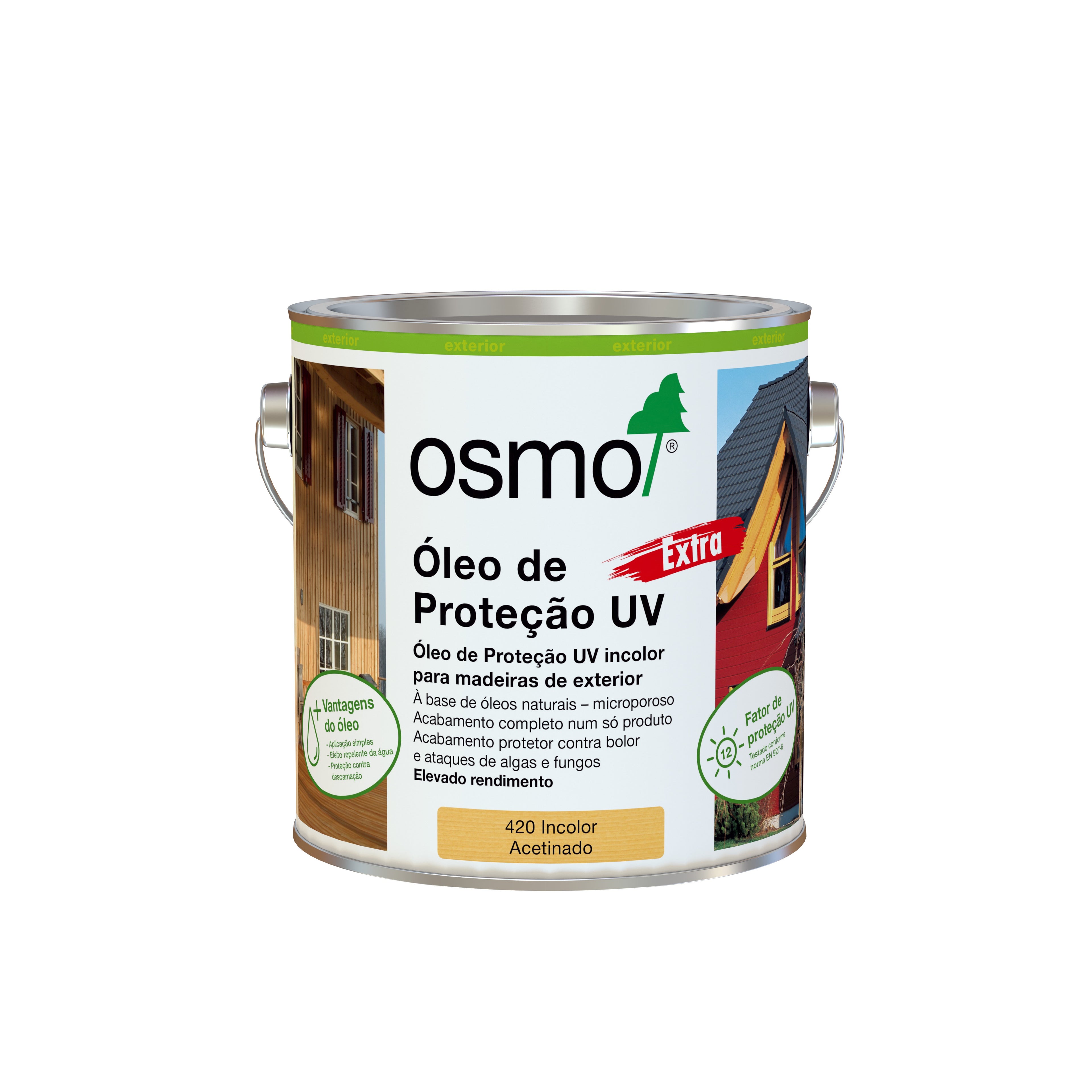Óleo Protetor UV Osmo 2,5L - Ref. 420 Incolor Acetinado