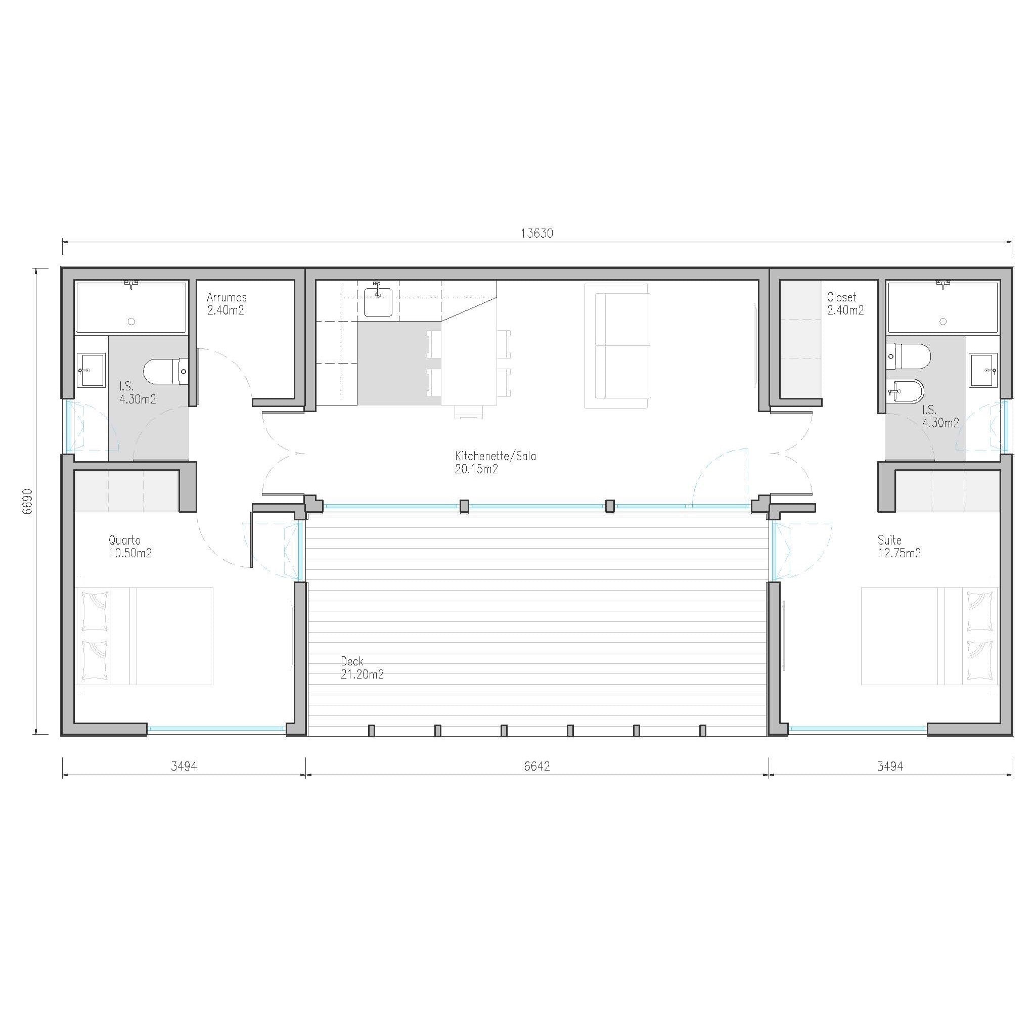 Casa Modular Treehouse Douro T2