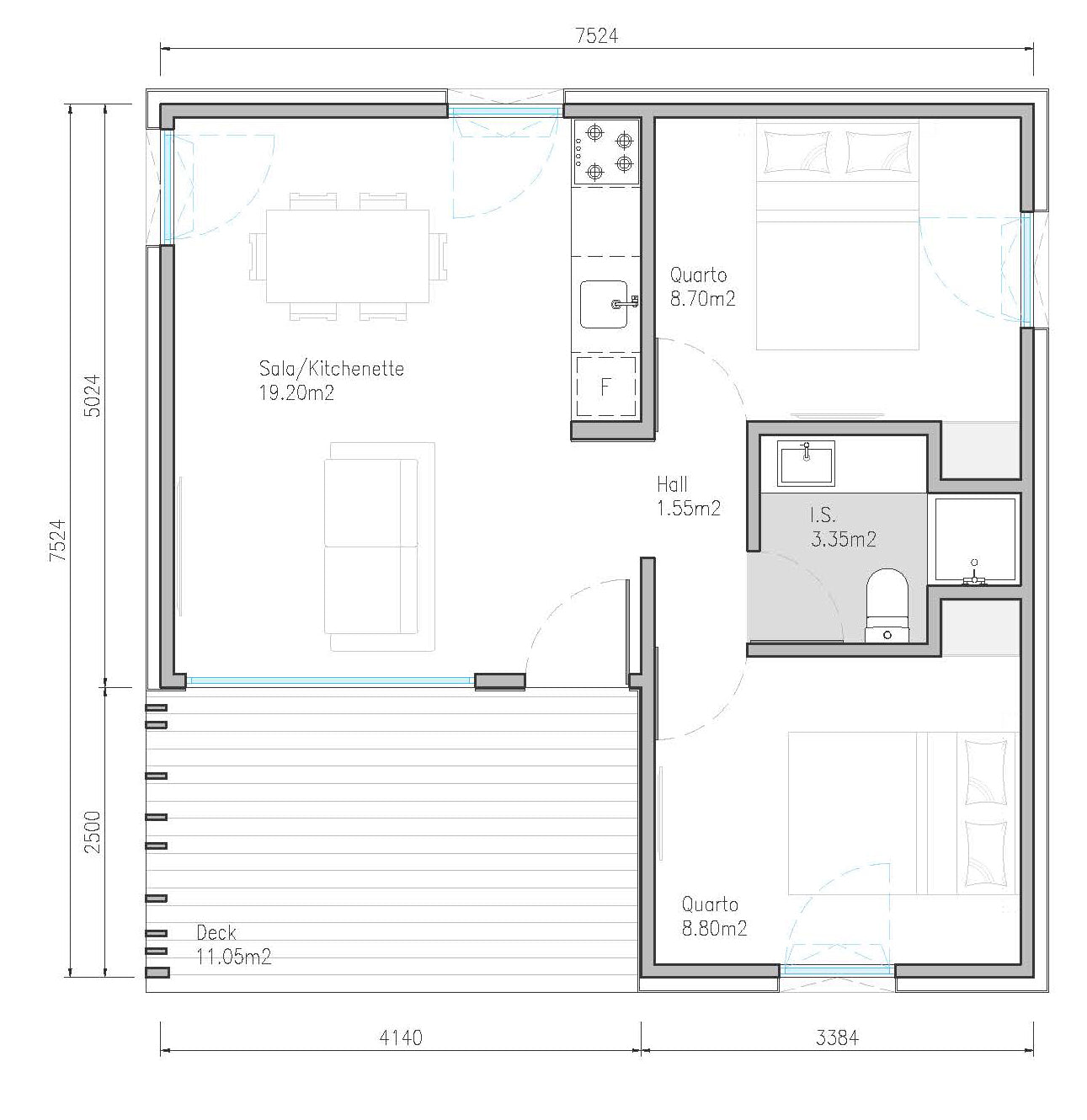 Casa Modular Treehouse SW T2A