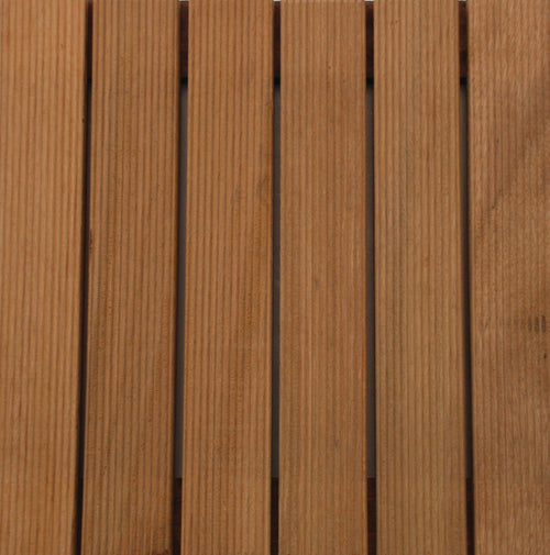 Deck em Madeira Maciça Natural 39x39cm - Sdeck Mosaico Piquiá