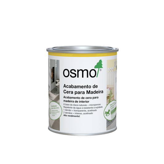Acabamento de Cera para Madeira Osmo 750ml - Ref. 3166
