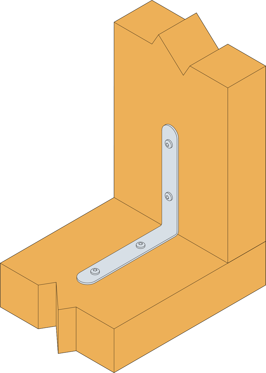 Esquadro de Cadeira 50x15mm