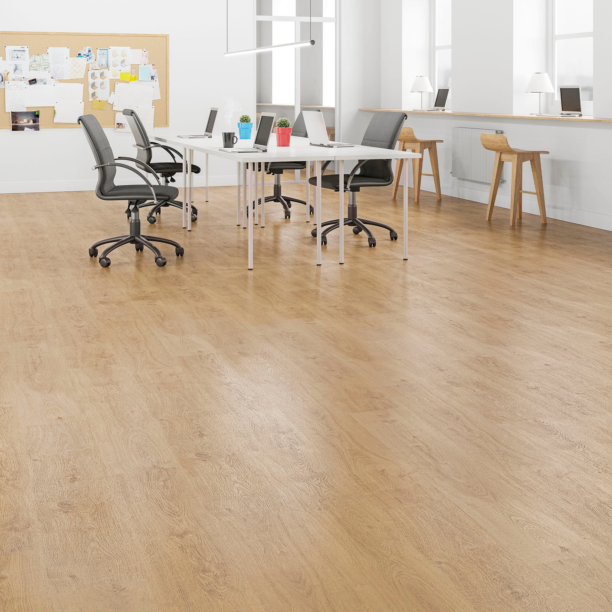 Pavimento Flutuante Laminado AC5 - Faus Carvalho Matiz