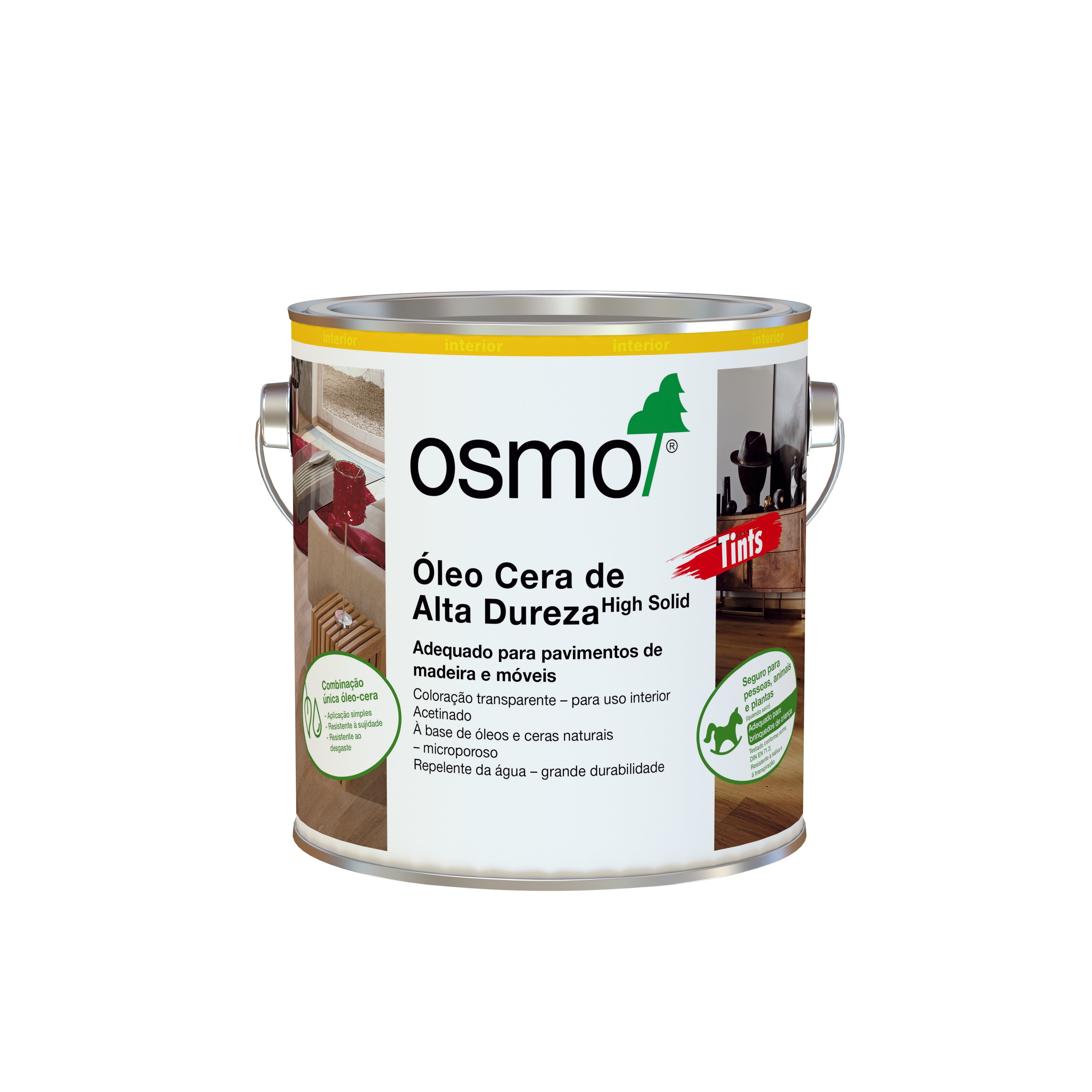 Óleo Cera de Alta Dureza Osmo 2,5L - Ref. 3040 Branco Acetinado
