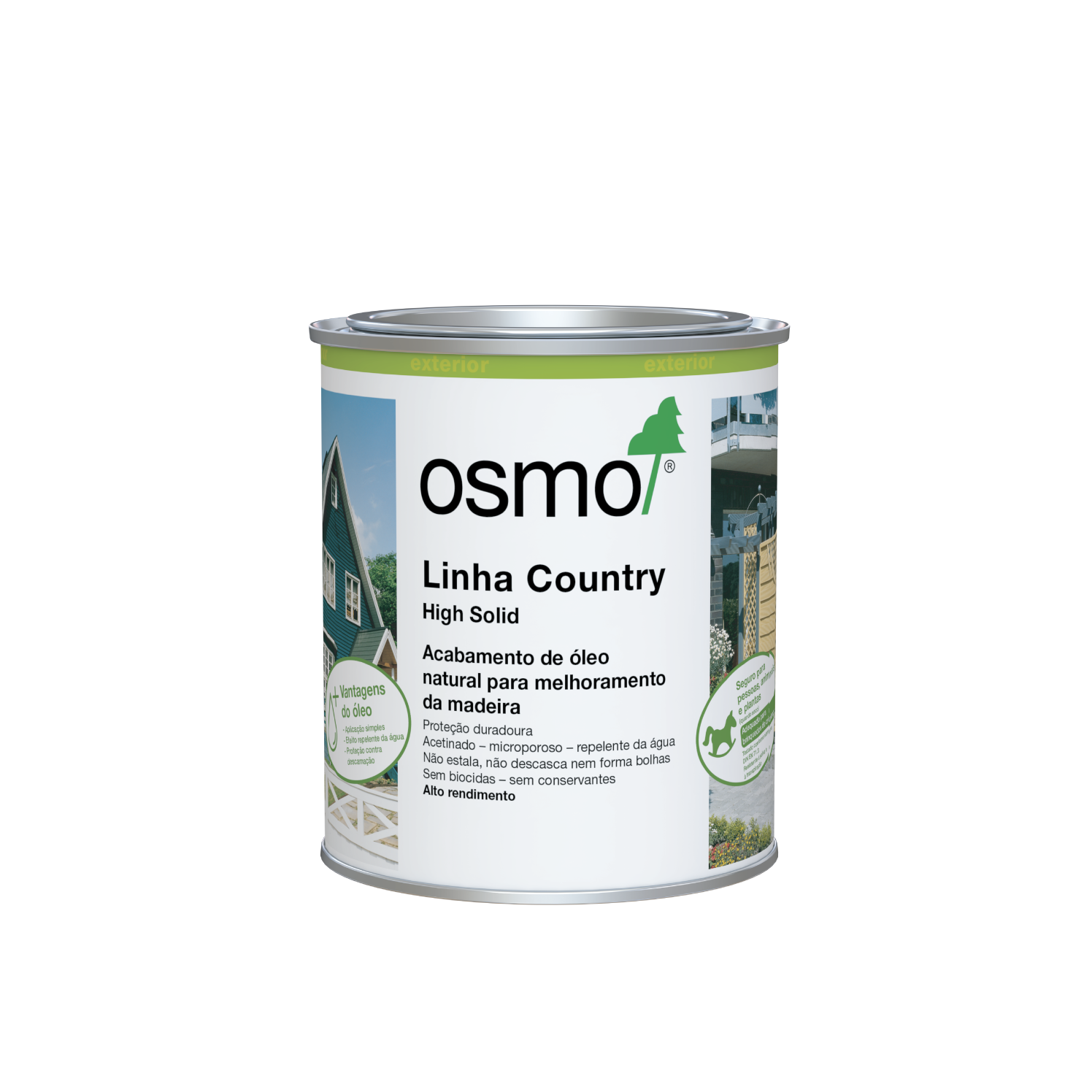 Óleo Linha Country Osmo 750ml - Ref. 2716 Cinzento Antracite Opaco (RAL 7016)