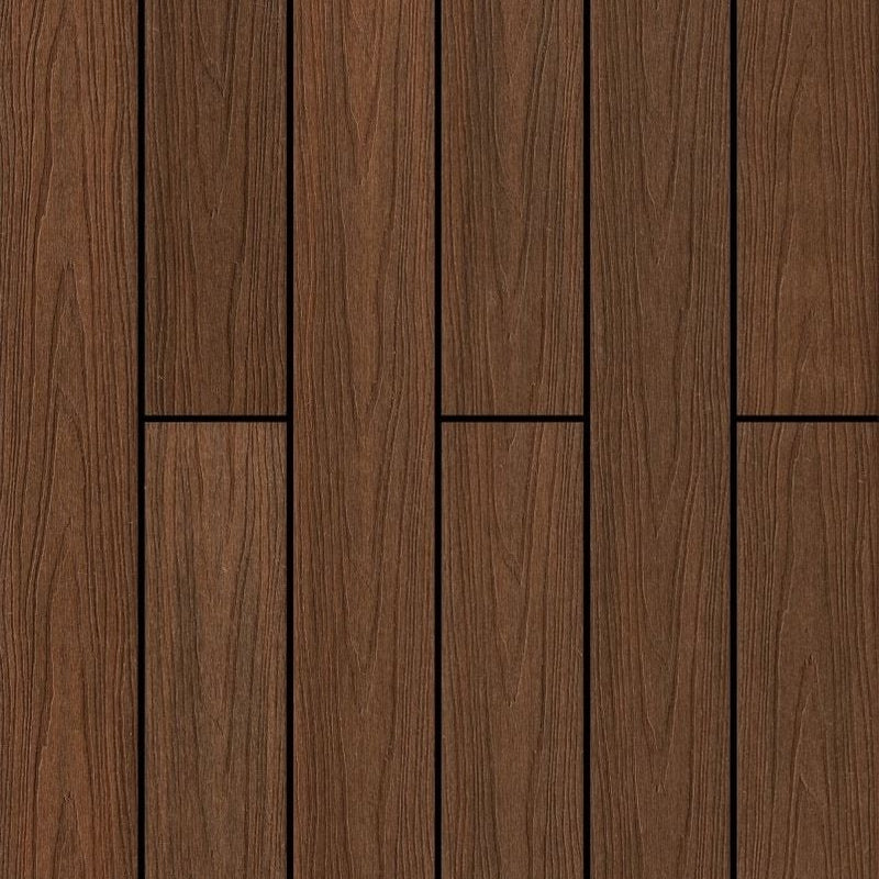 Deck Compósito Dupla Face 2,20m - Sdeck Composite Engraved Iroko-Cumaru