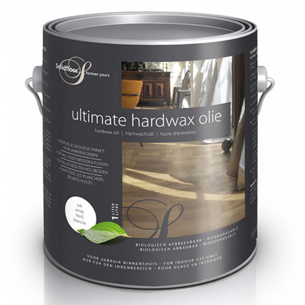 Óleo Branco Ultimate Hardwax Solidfloor 1L