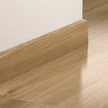 Rodapé Simples em MDF com Melamina de Carvalho Vintage 2,4m