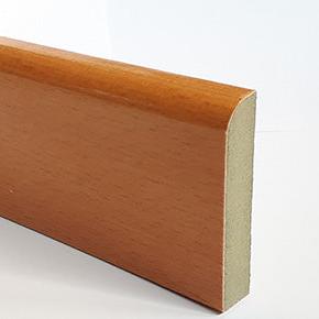 Rodapé Simples em MDF com Folha de Faia Rosada 2,5m